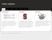 Tablet Screenshot of cjosephson.net